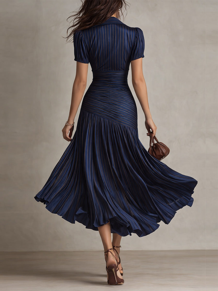 Zelie | Satin Flare Dress