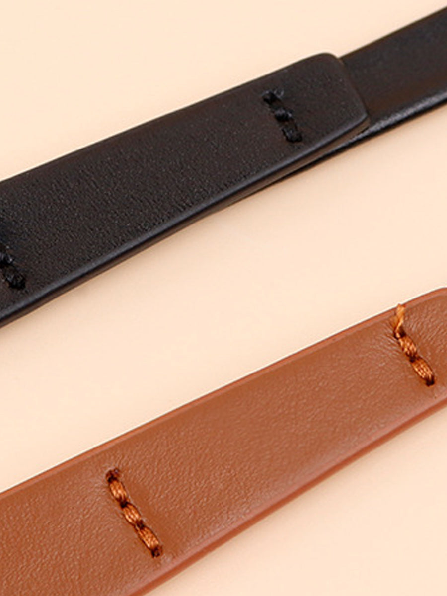 Elodie | Wide Tie Leather Belt