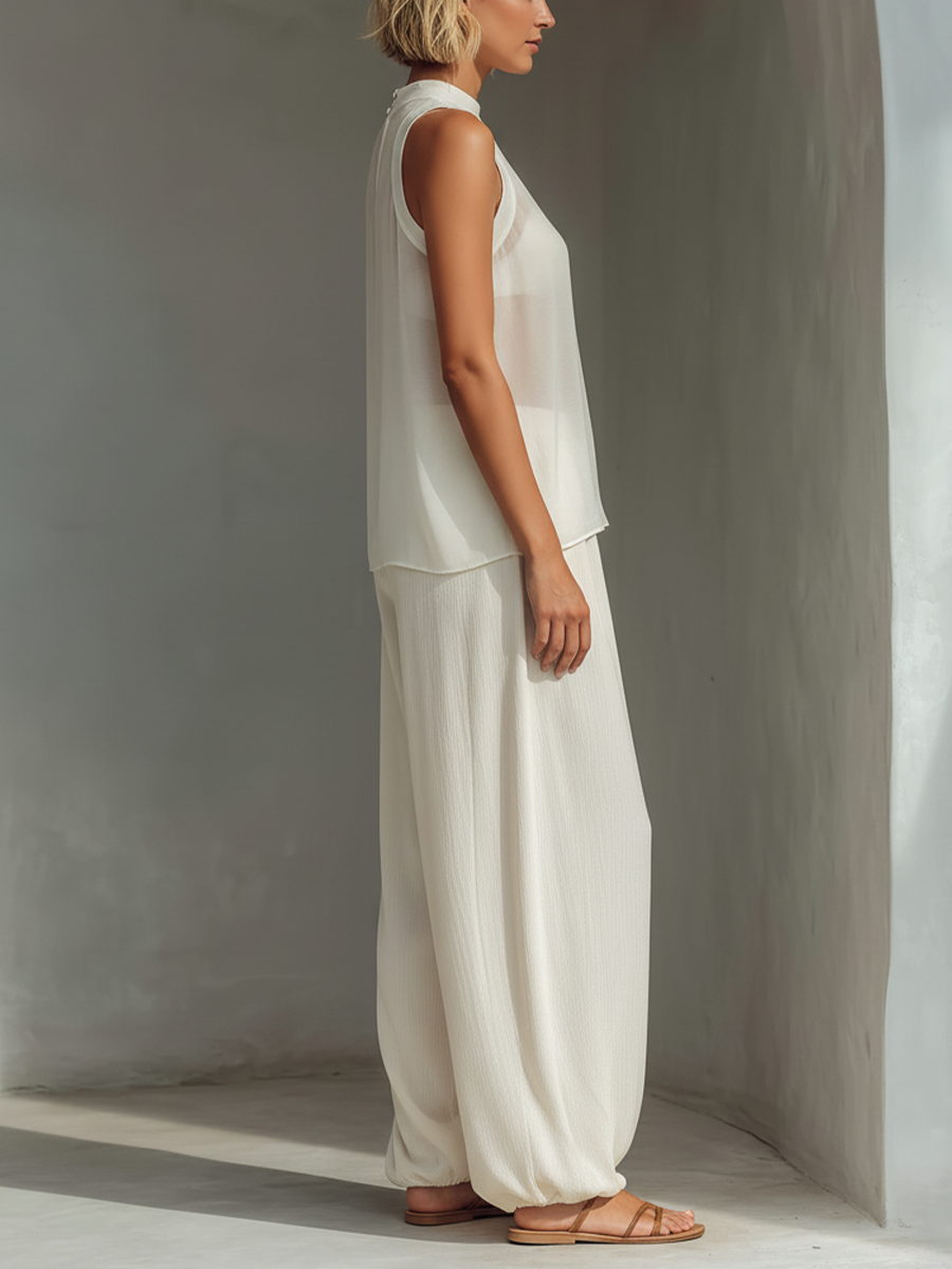 Estelle | Half-Zip Loose Maxi Dress