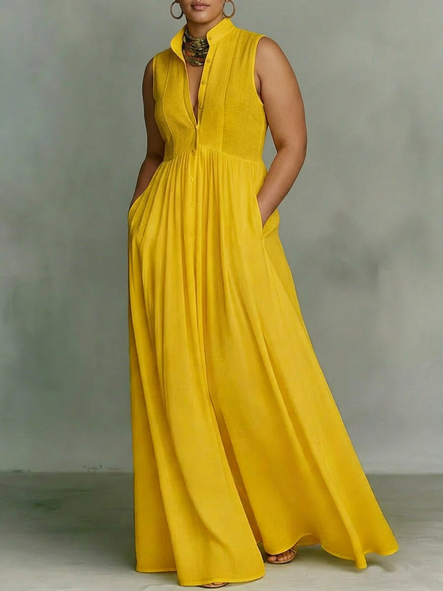 Amélie French Dress: Elegant Ribbon-Tie Charm