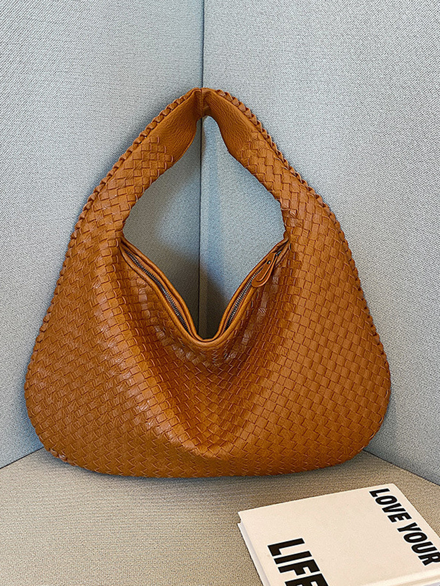 Livia | Woven Leather Handbag