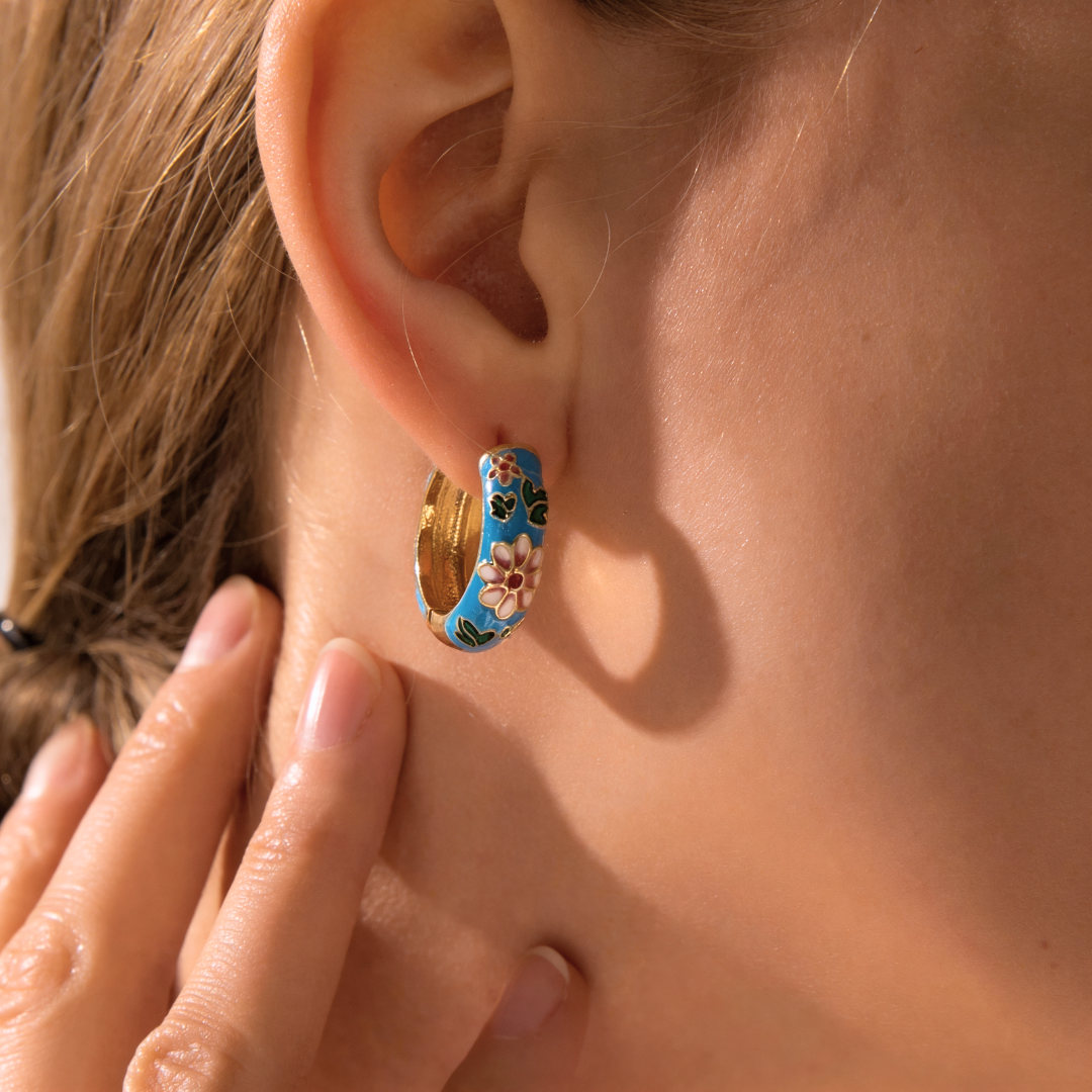 Aria Floral Earrings