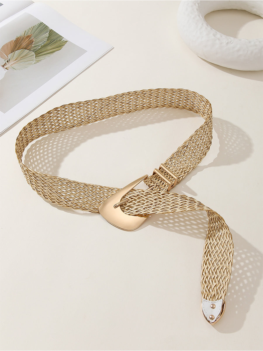 Celeste | Braided Gold Waist Belt