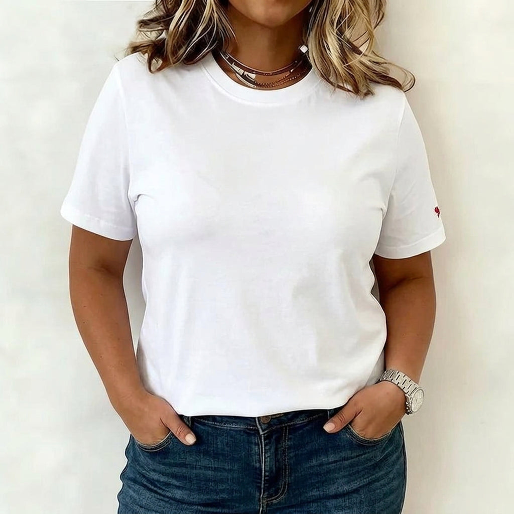 Mila™ | Casual Solid Color T-Shirt