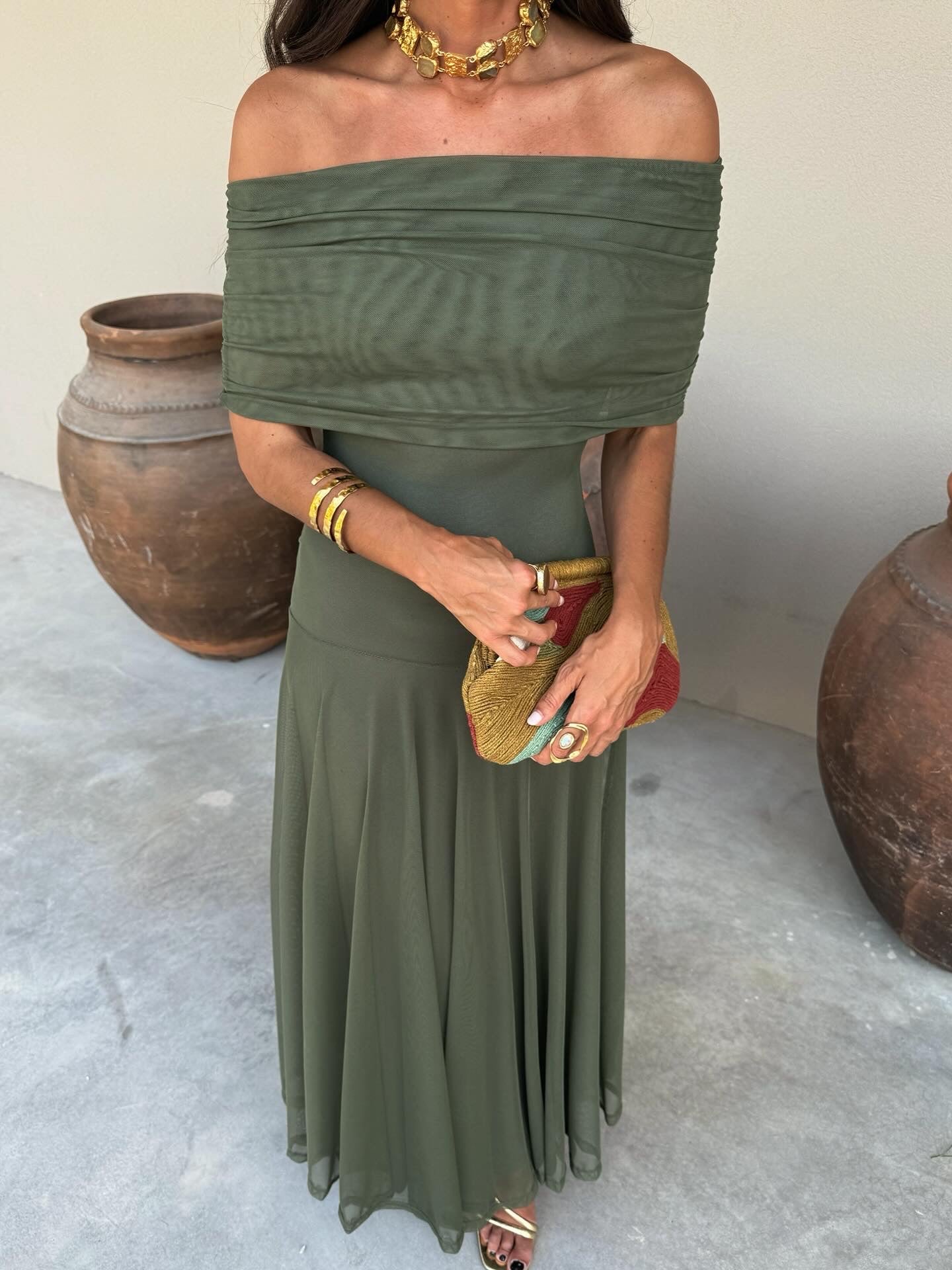 Lark | One-Shoulder Maxi Dress