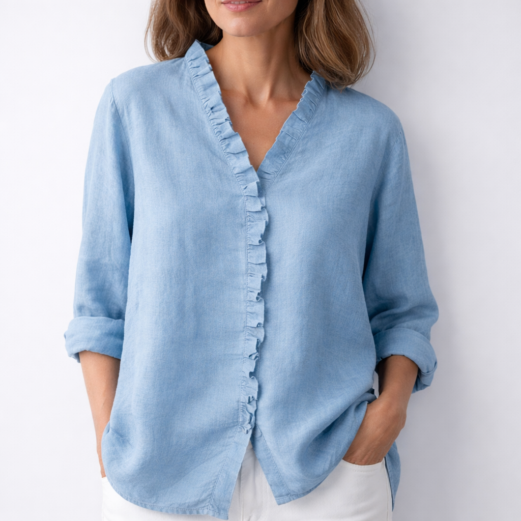 Sanelle | Elegant Ruffled Shirt