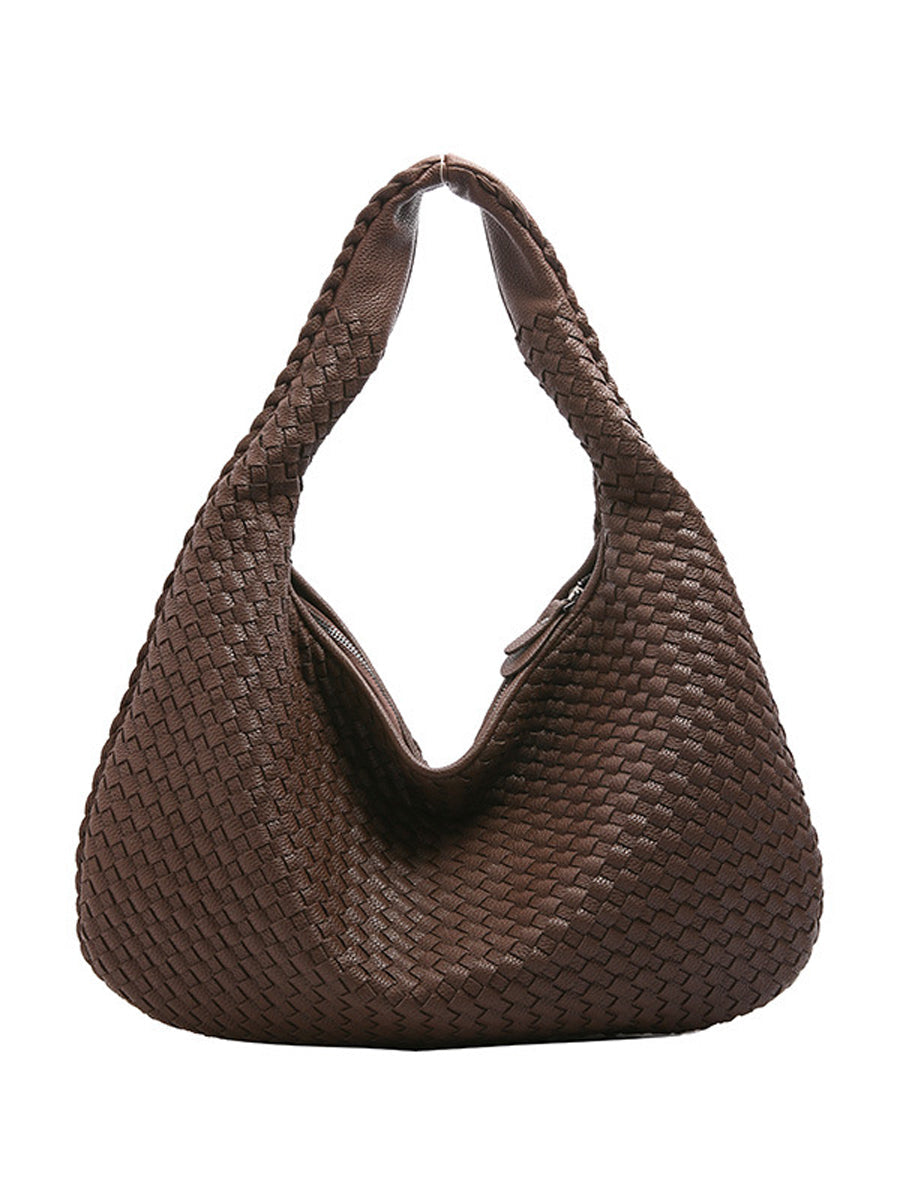 Livia | Woven Leather Handbag
