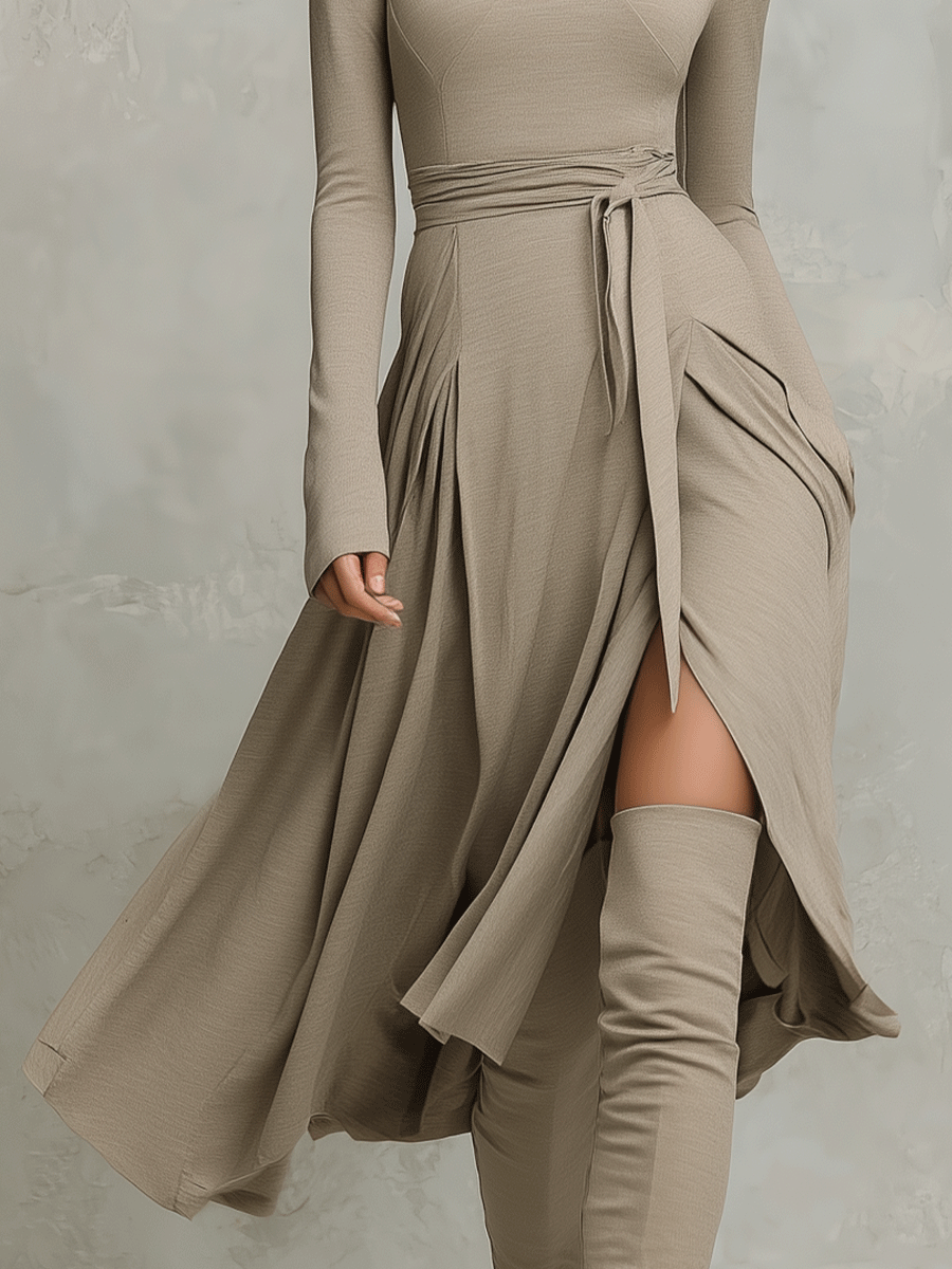 Sophie | Figure-Flattering Knit Midi Dress