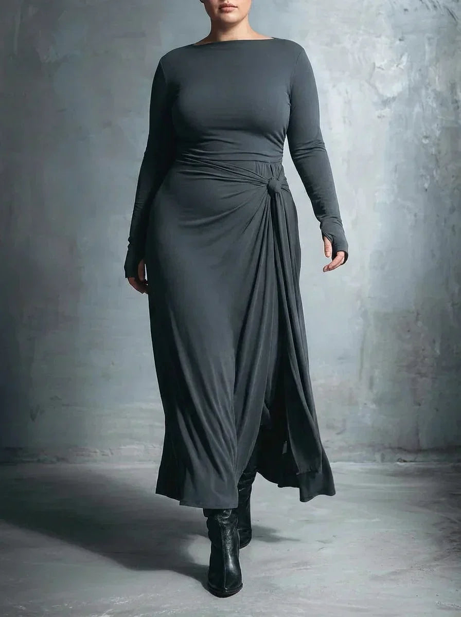 Naiara ❘ Maxi dress with side knot