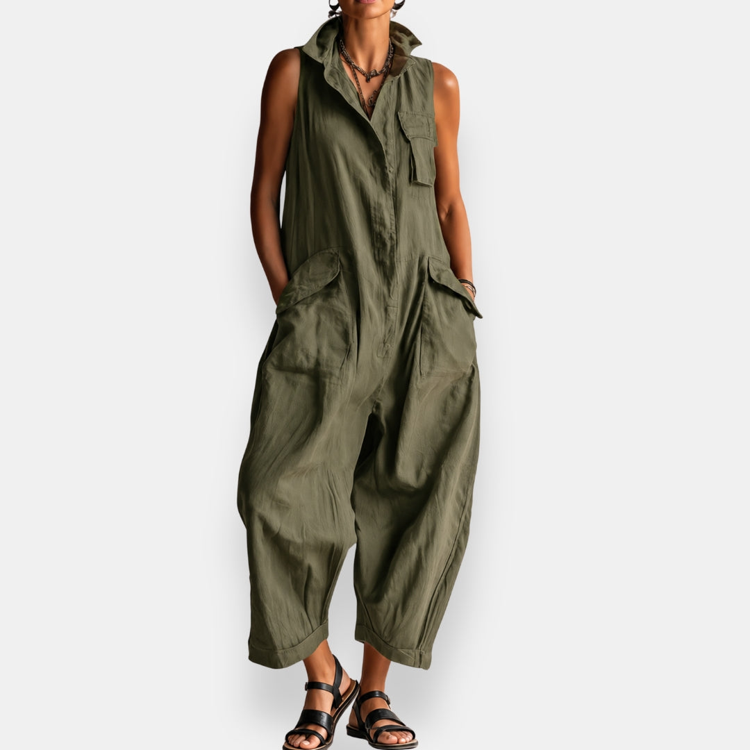 Olivia™ | Sleeveless Jumpsuit