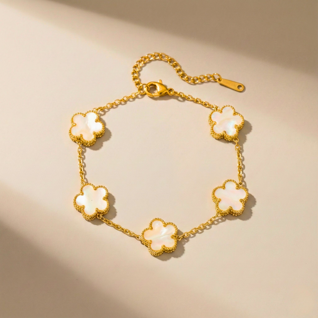 Aurora | Clover Charm Bracelet