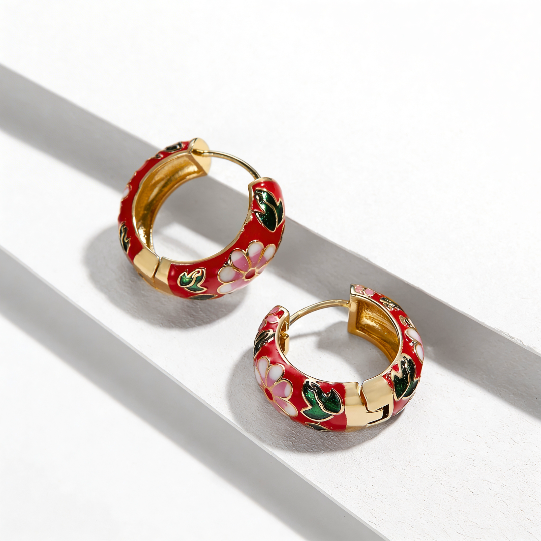 Aria Floral Earrings