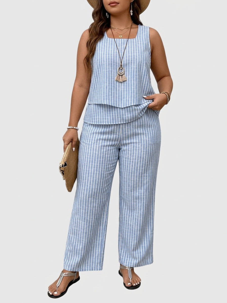 Brenda | Elegant 2-Piece Summer Set