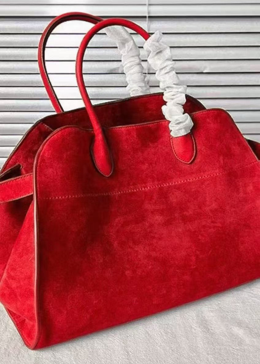 Valerie | Green Suede Tote Bag