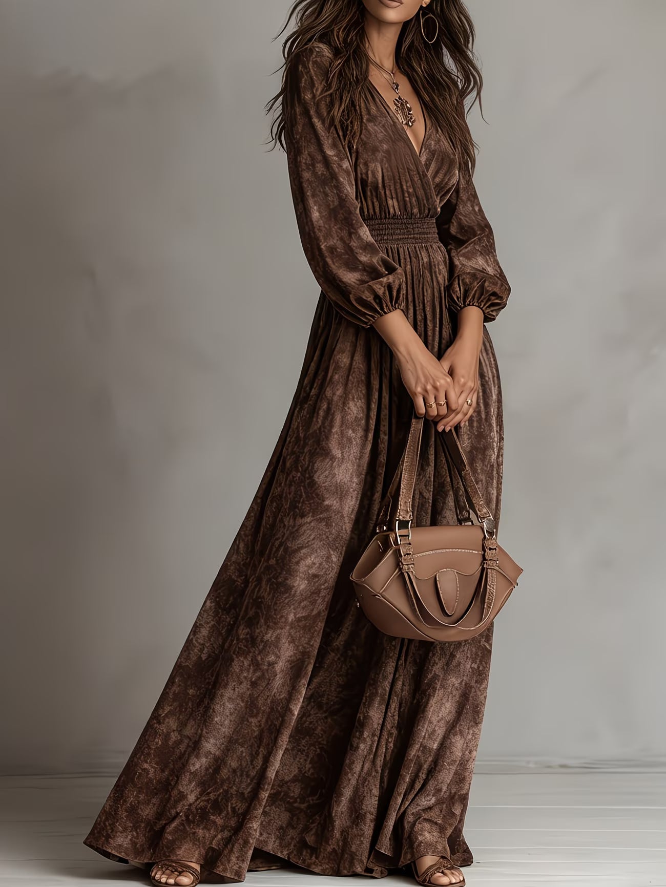 Charlotte | Flared Long-Sleeve Dress
