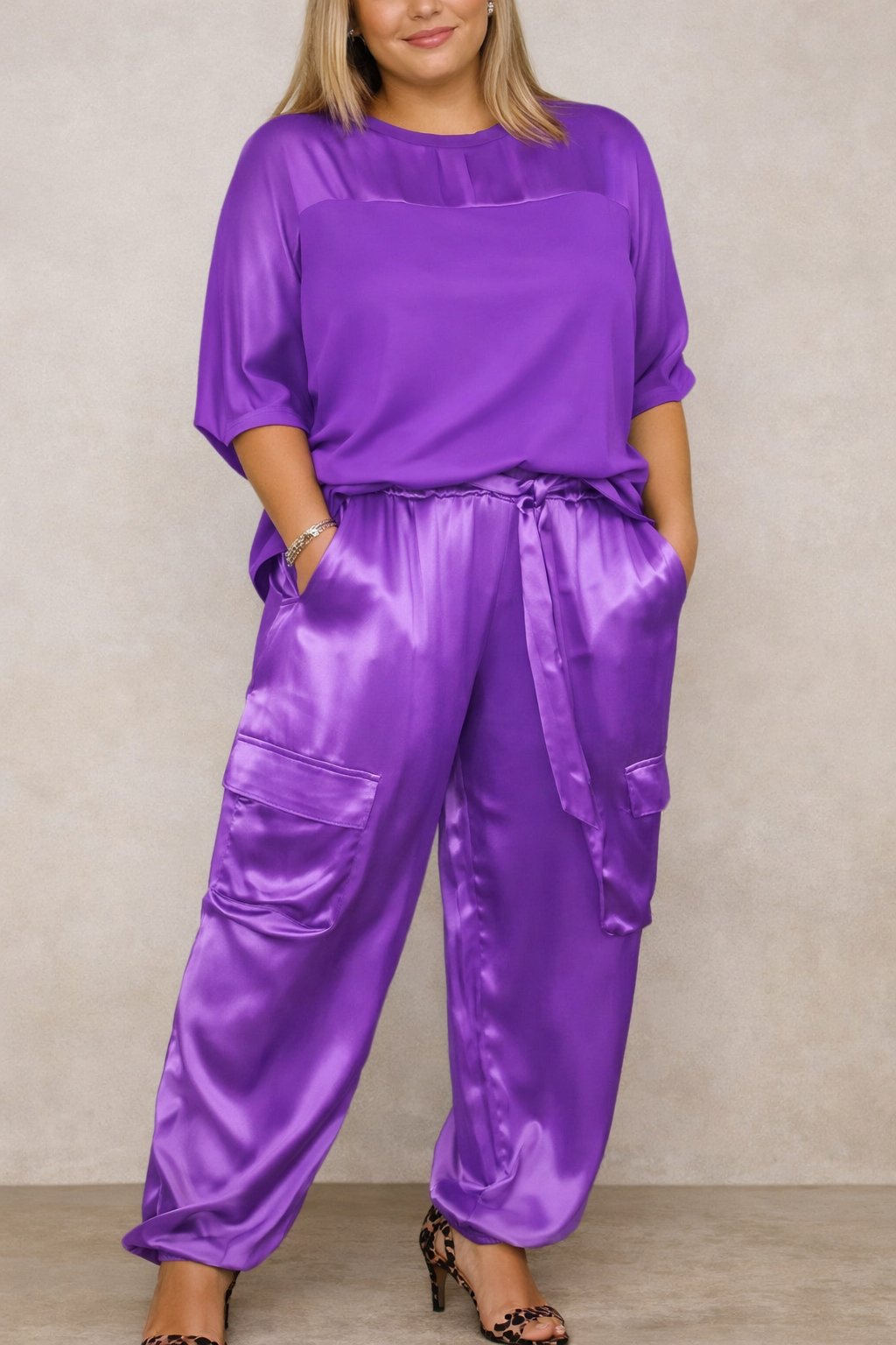 Finley - Silky Soft Cargo Lounge Set