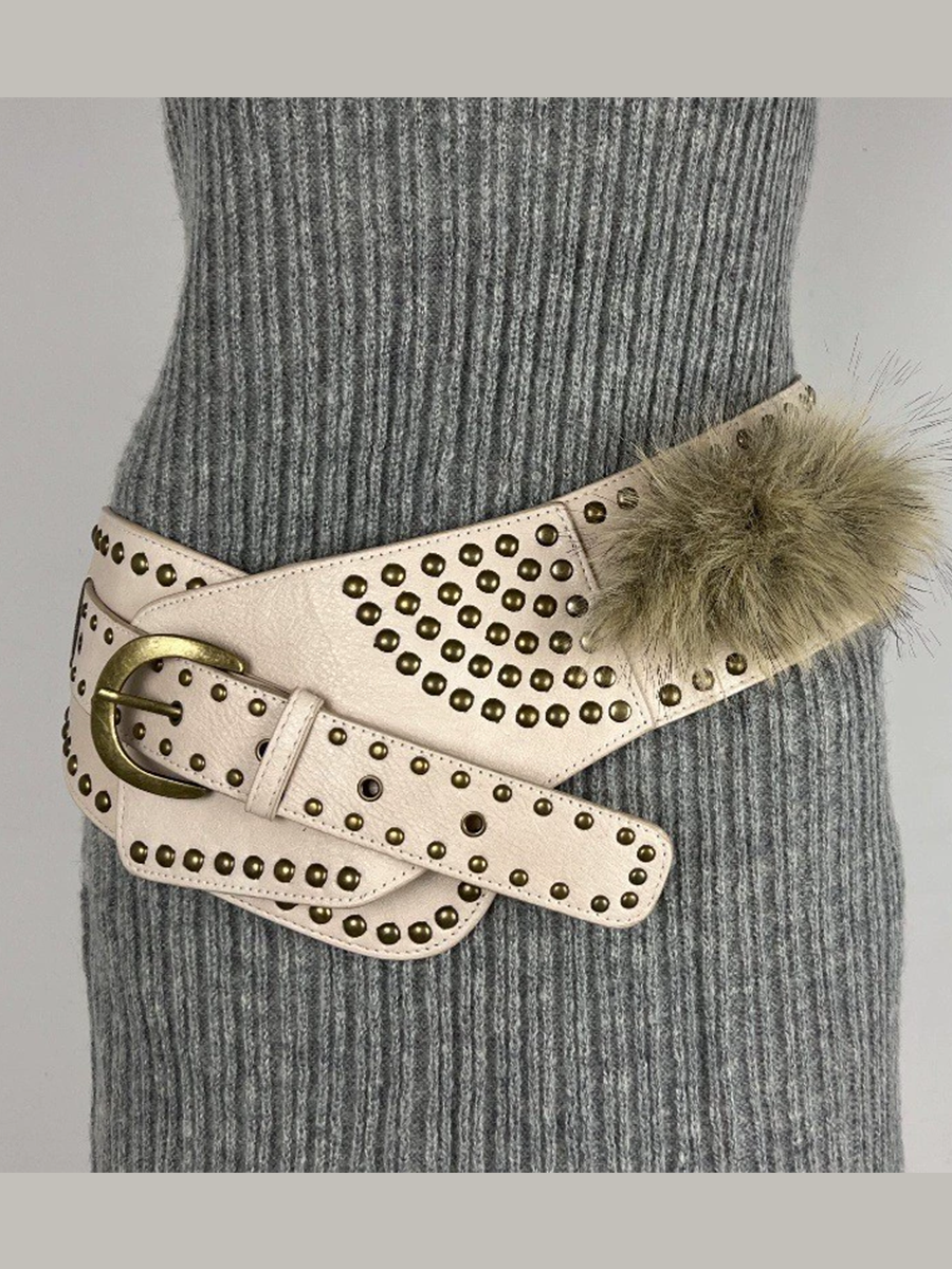 Freya | Faux Fur Waist Belt