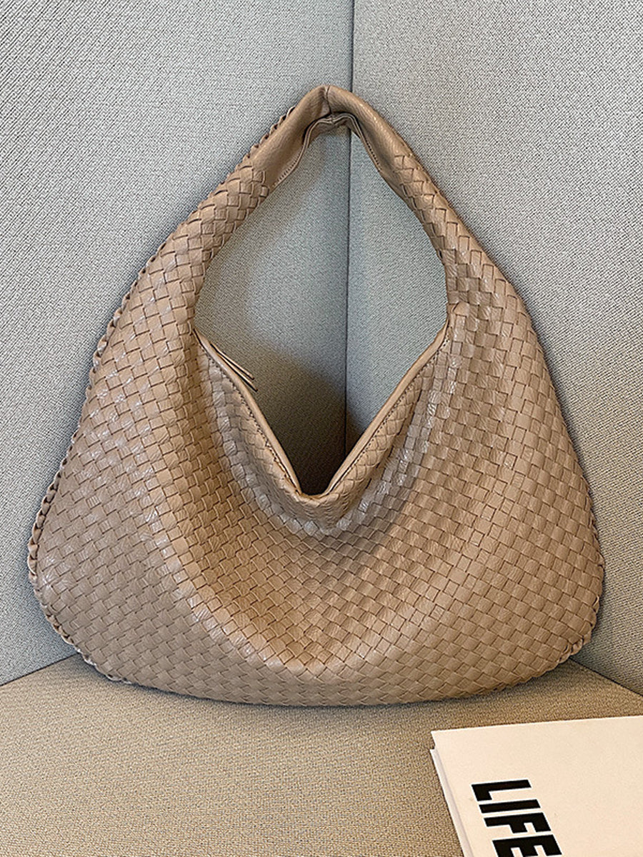 Livia | Woven Leather Handbag