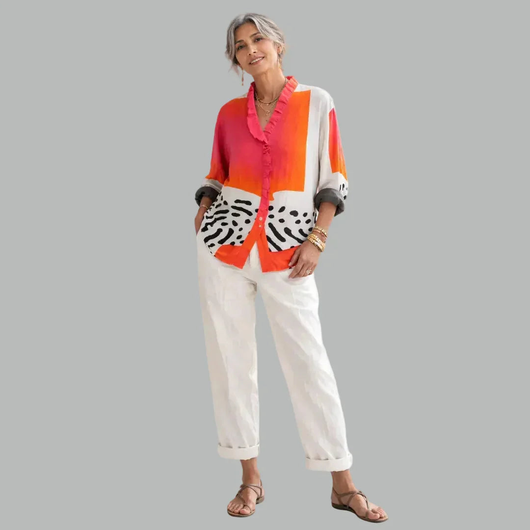 Ruby™ | Relaxed Print Blouse – product image 3