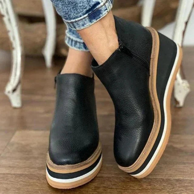 Kamala | Wedge Ankle Boots