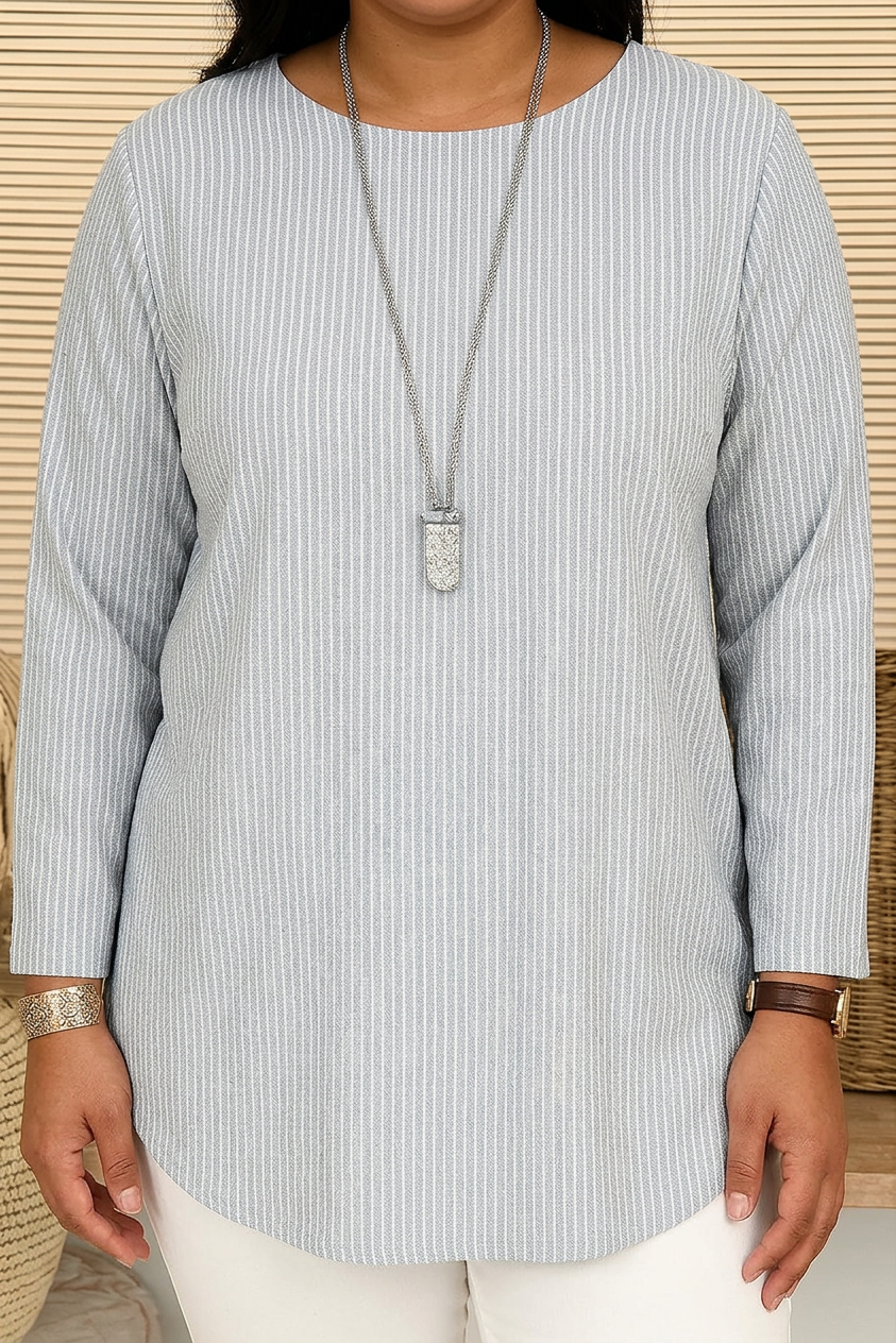 Cecilia | Trendy Striped Blouse