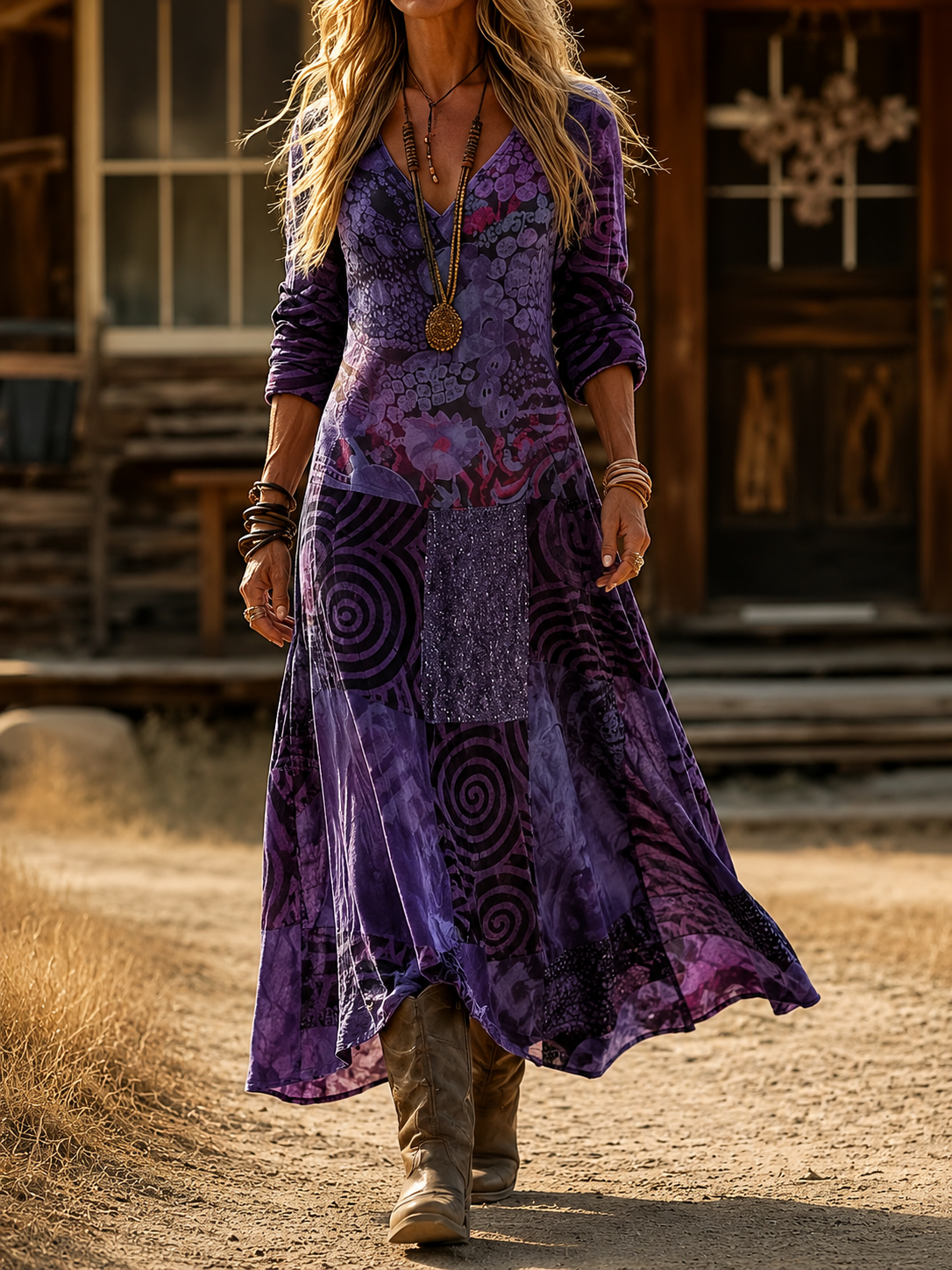 Caelina | Bohemian Autumn Dress