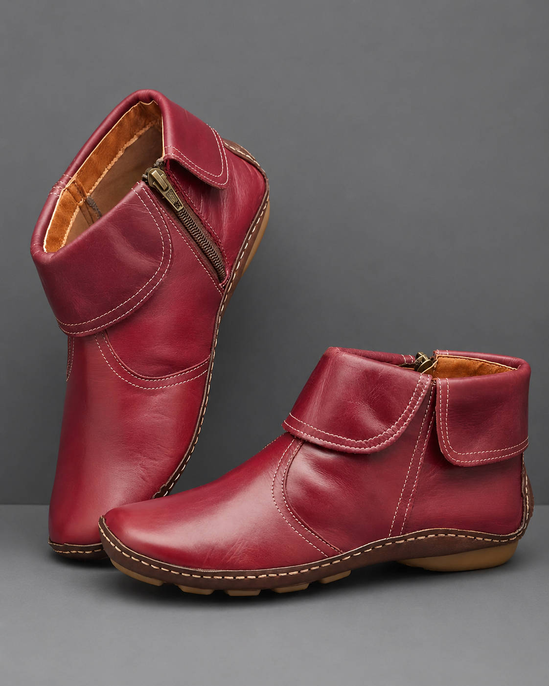 Fallon™ | Waterproof Leather Orthopaedic Walking Boots – product image 1