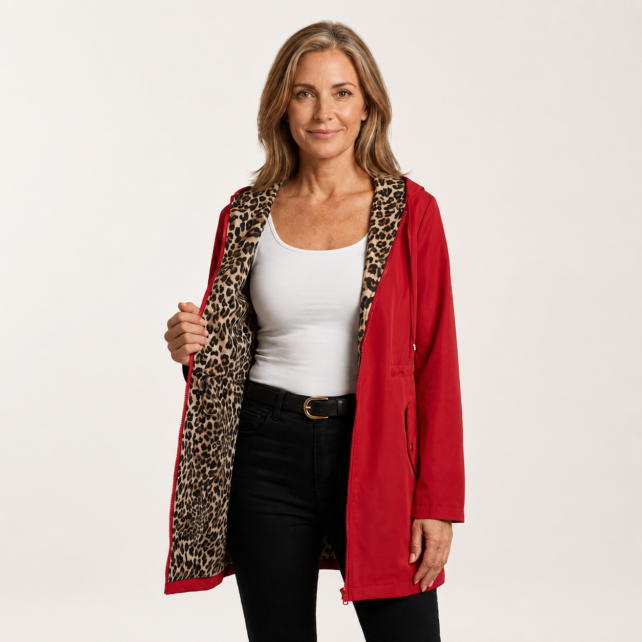 Reversible Hooded Coat