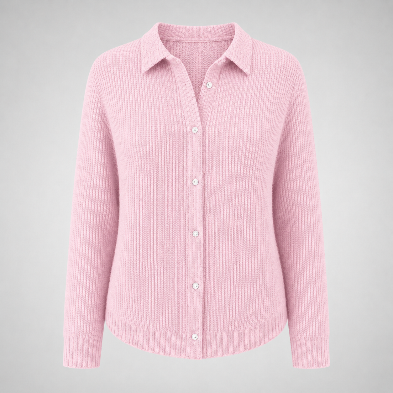 Katrina Textured Knit Button Cardigan