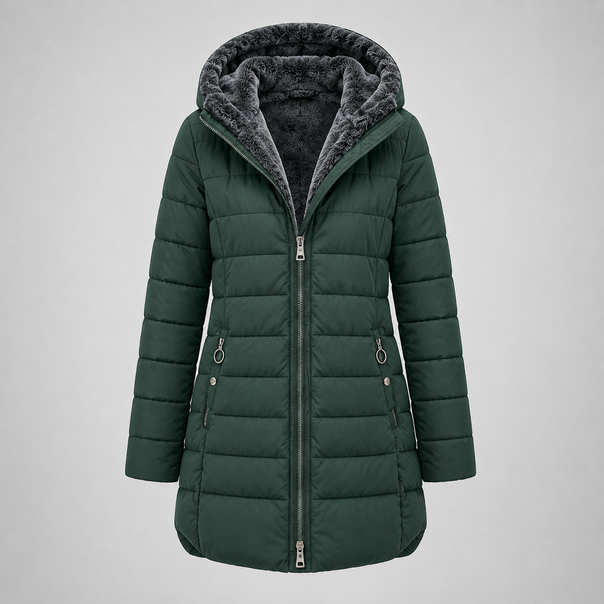 Jami™ | Quilted A-Line Winter Coat – product image 1