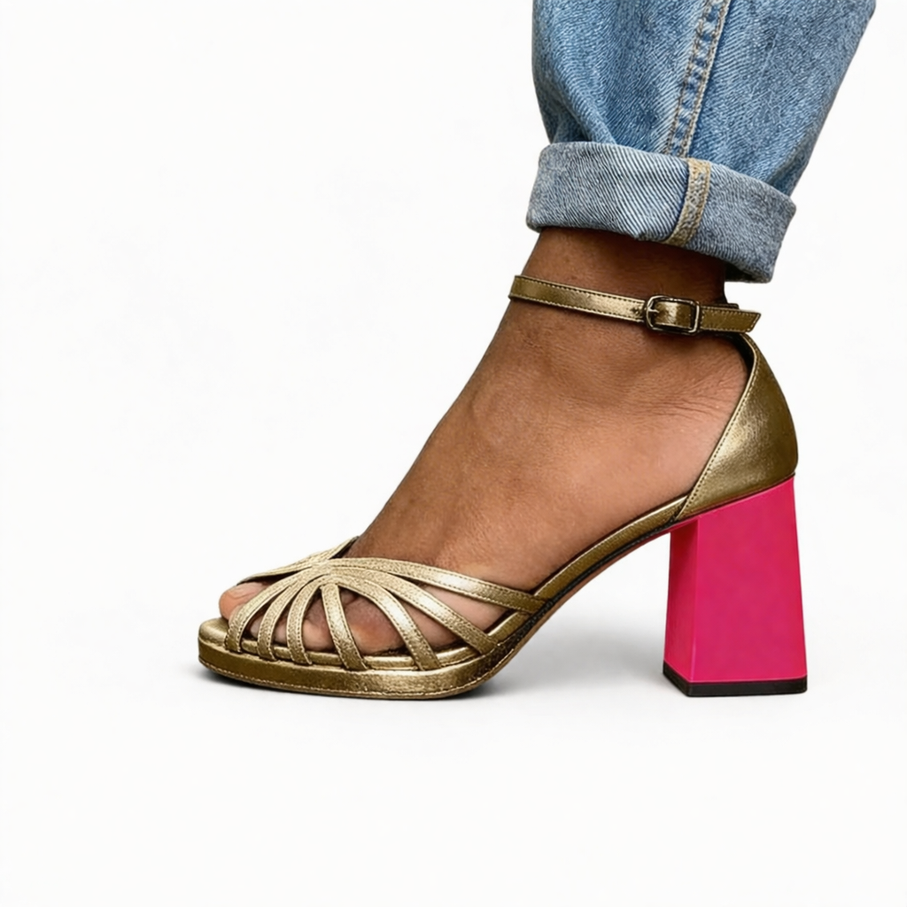 Matilda | Elegant Gold Sandals