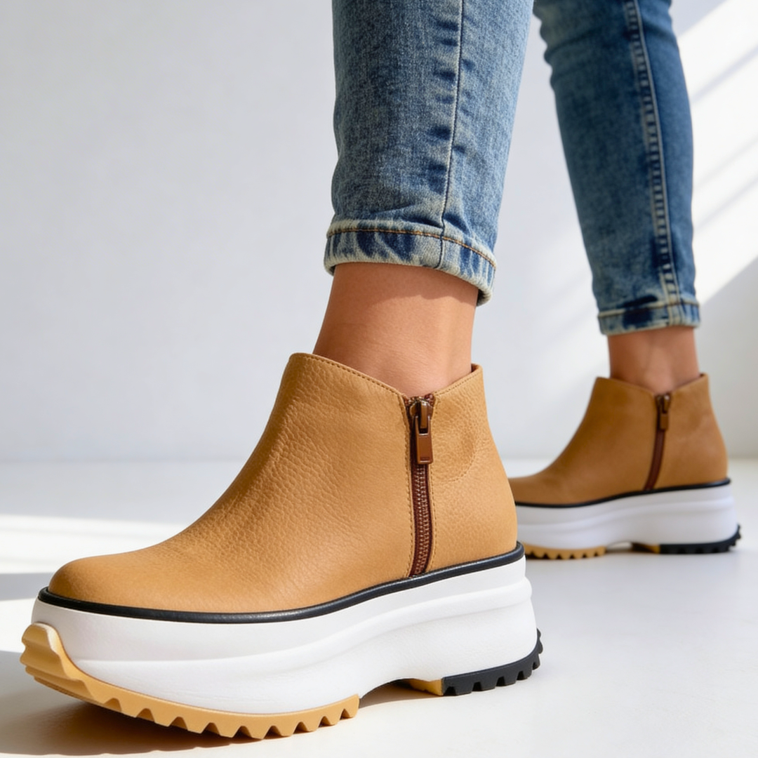 Natalia | Platform Ankle Boots