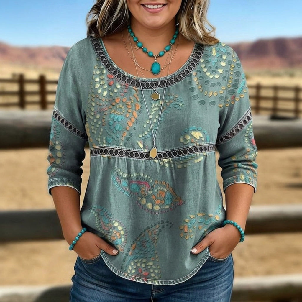 Ayla™ | Casual Vintage Blouse