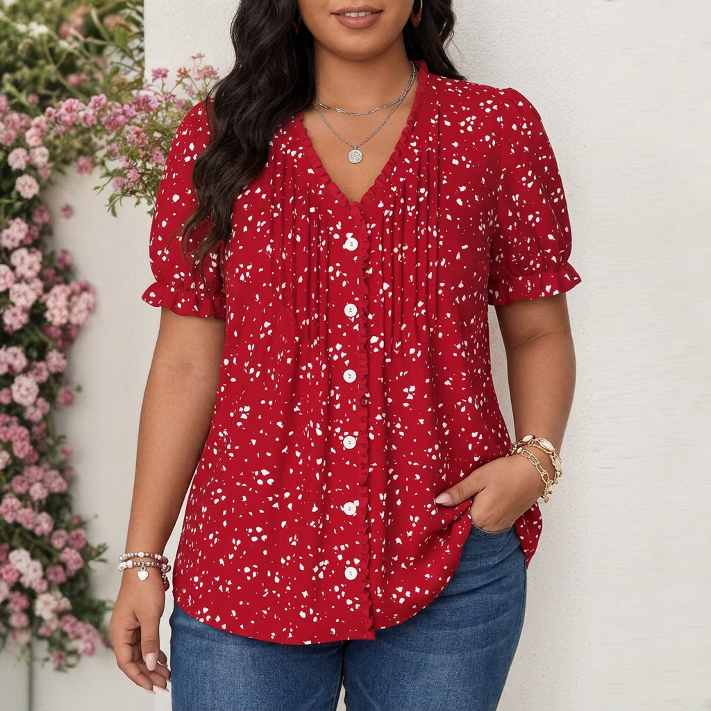 Thea™ | Vintage Casual Blouse