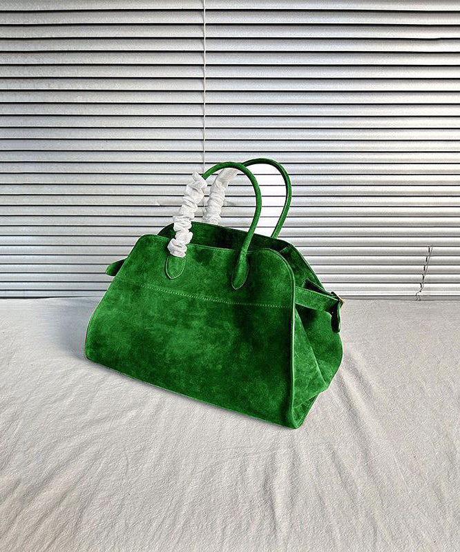 Valerie | Green Suede Tote Bag