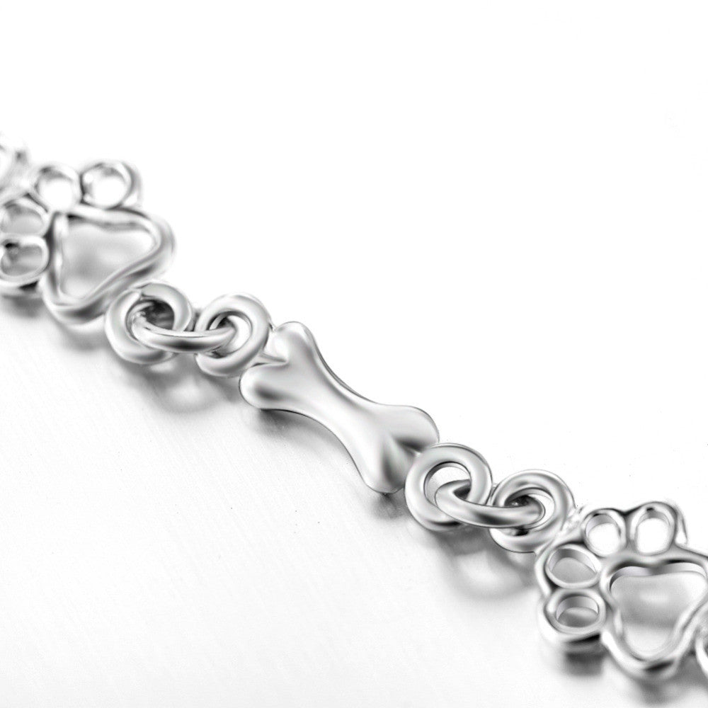 Liora™ | Bracelet with Paw and Bone Charms
