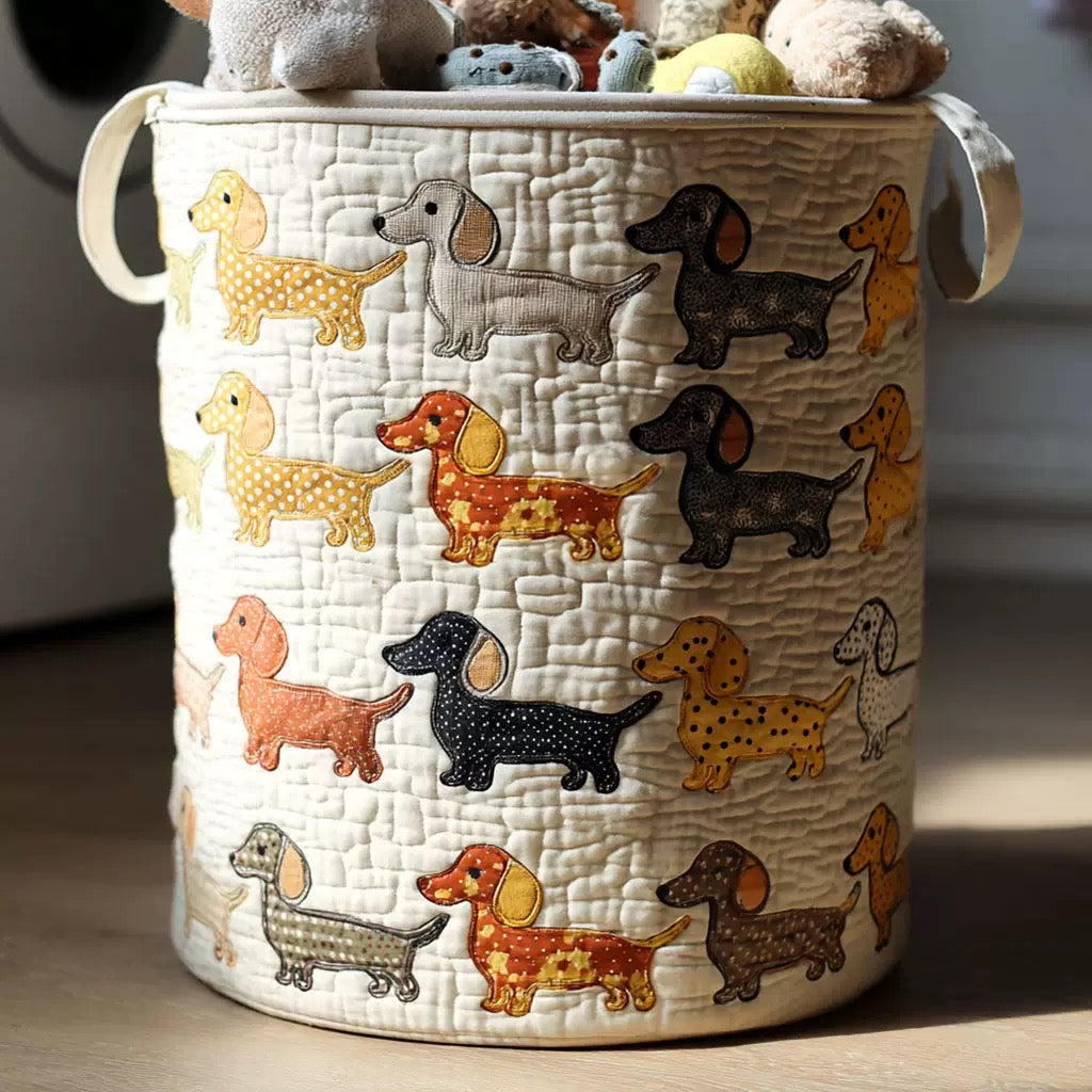 Otto™ | Dachshund Dash Laundry Basket