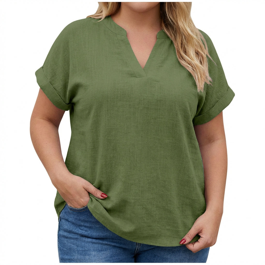 Lexi | Relaxed V-Neck Blouse