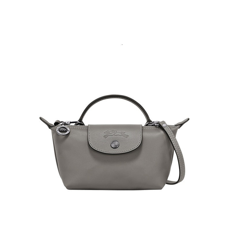 Aria | Mini Pleated Tote Bag - Grey