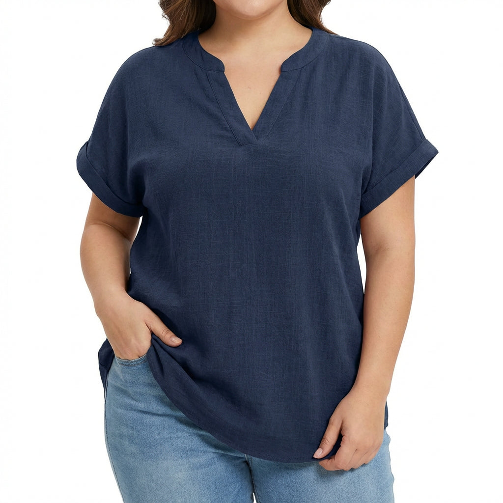 Lexi | Relaxed V-Neck Blouse