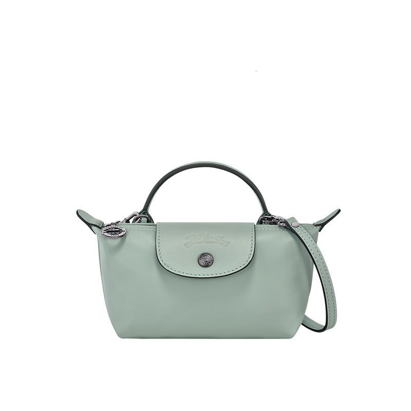 Aria | Mini Pleated Tote Bag - Light Blue
