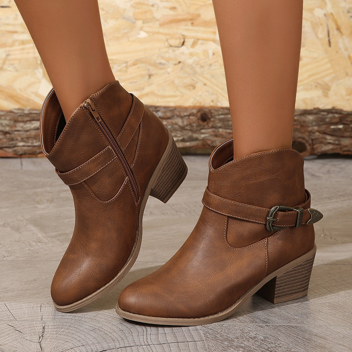 Darcy West | Leather Ankle Boots