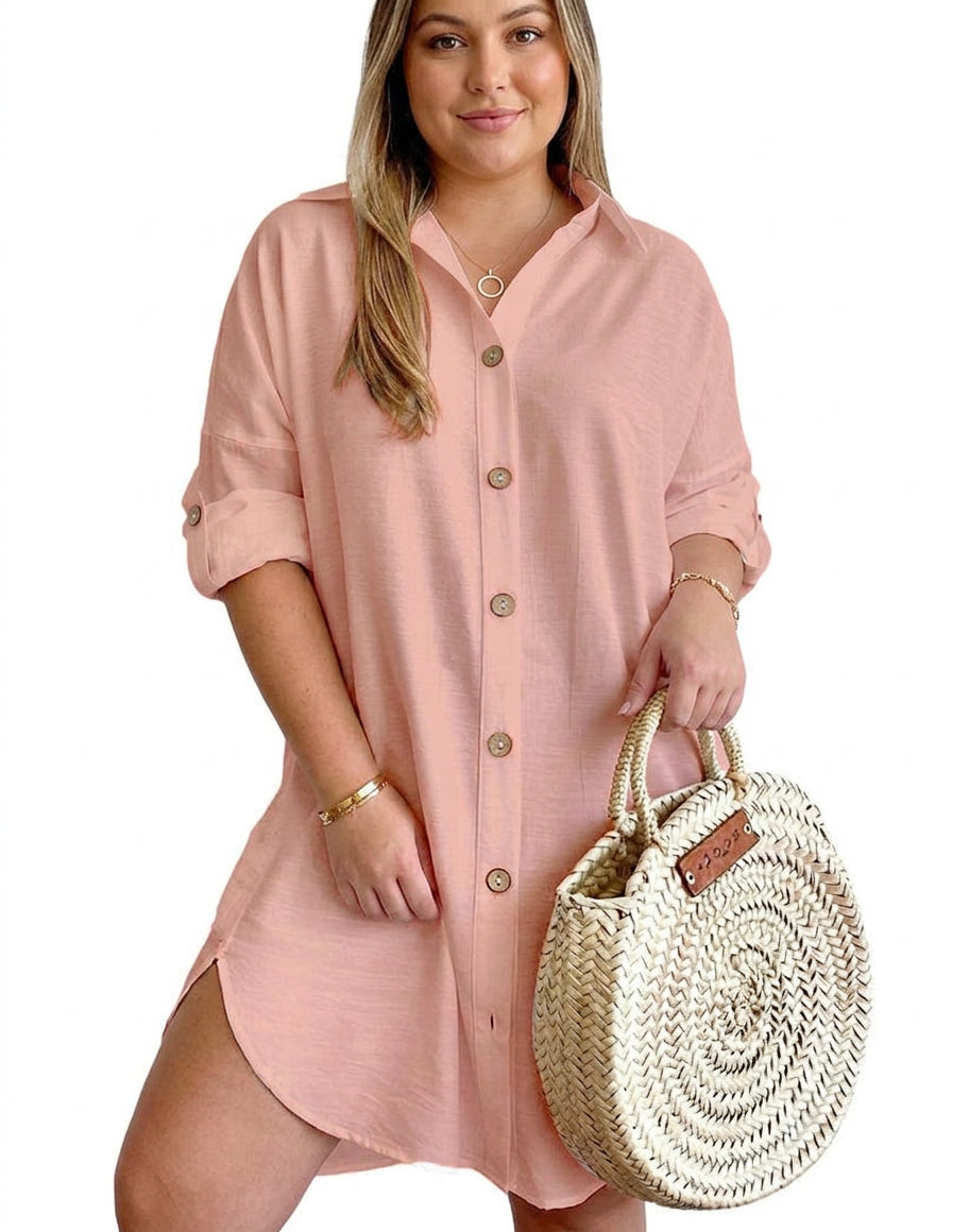 Catriona - Button-Up Shirt Dress