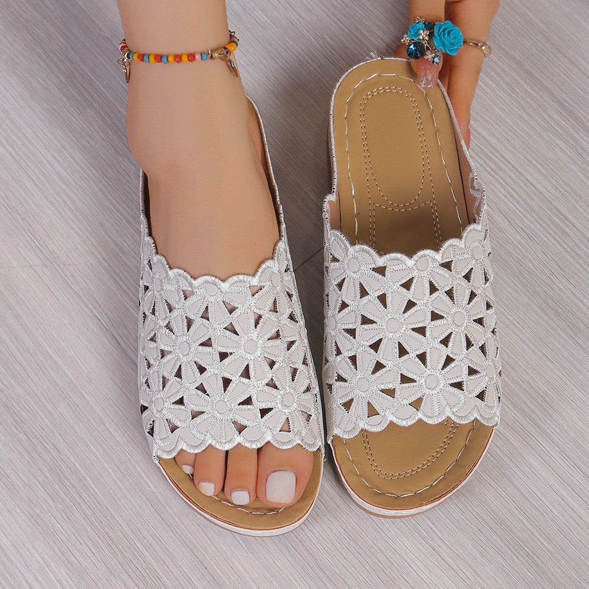 Lila Rae | Floral Orthopedic Sandals