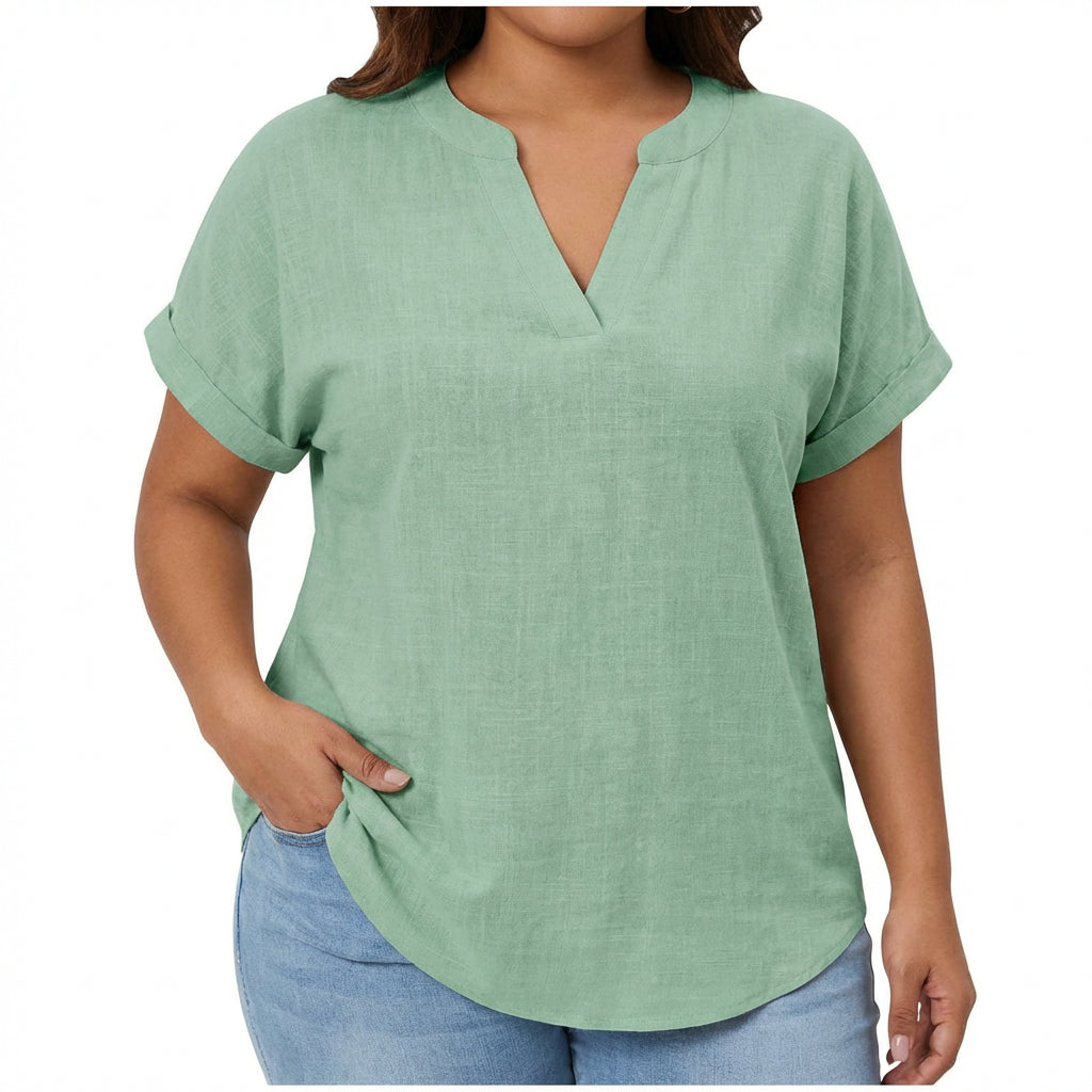 Lexi | Relaxed V-Neck Blouse