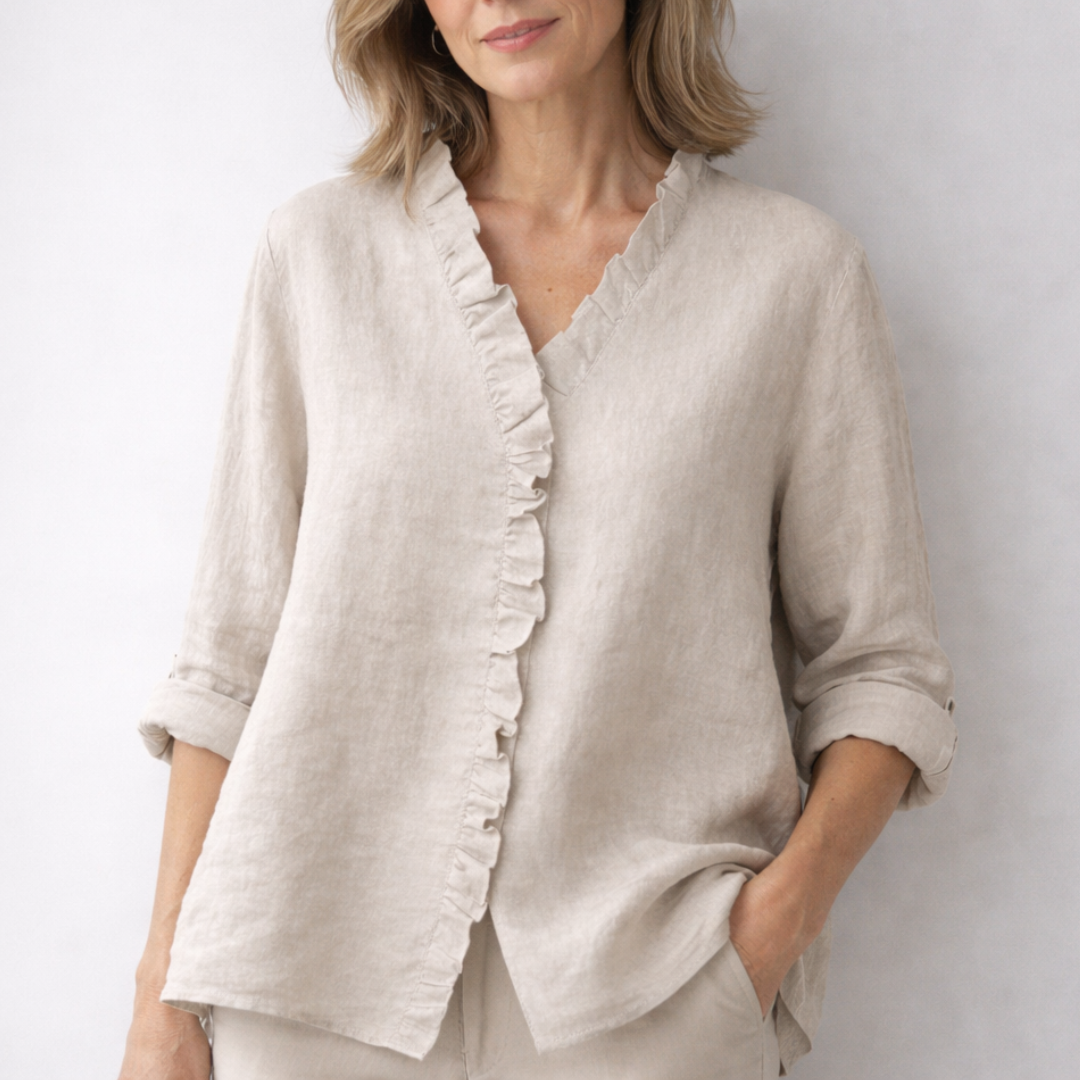 Sanelle | Elegant Ruffled Shirt