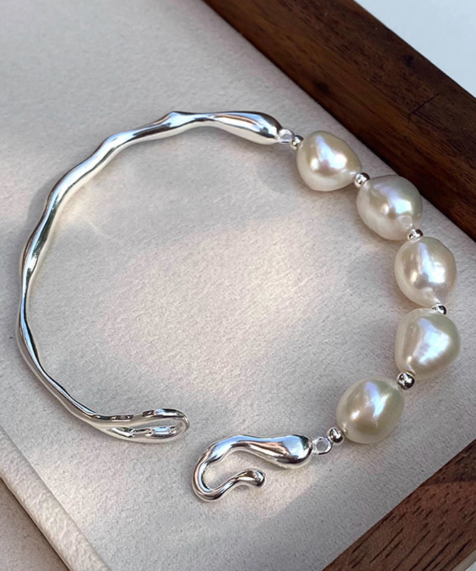 Pearl | Sterling Silver Pearl Bracelet