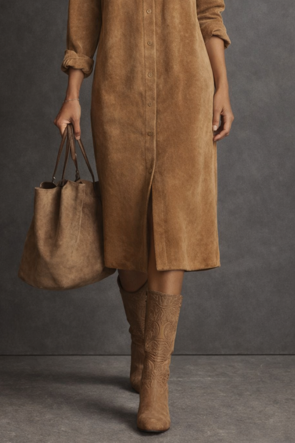 Sophie | Long-Sleeve Shirt Dress