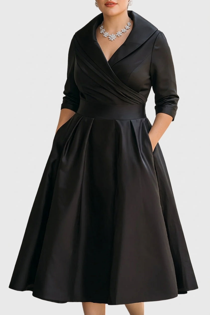 Rosa - Elegant midi dress