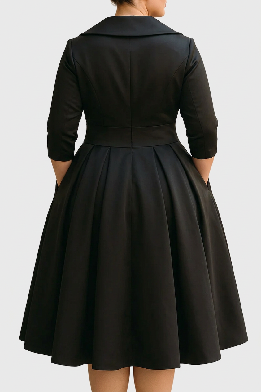 Rosa - Elegant midi dress